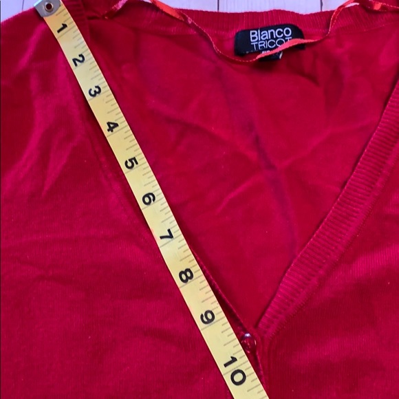 Winter Bundle Blanco Tricot Red Cardigan & Scarf - Picture 7 of 16